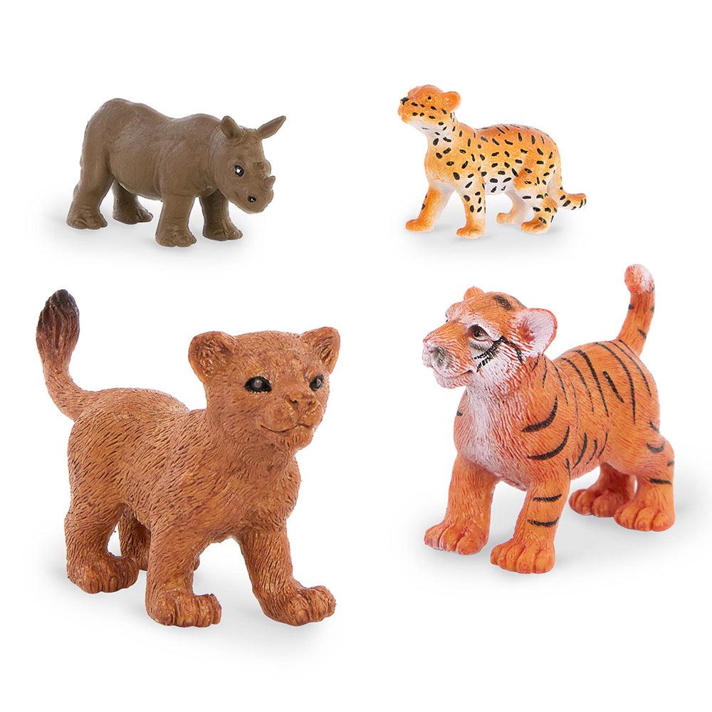 Terra - Tube 8 pieces Wild Baby Animals