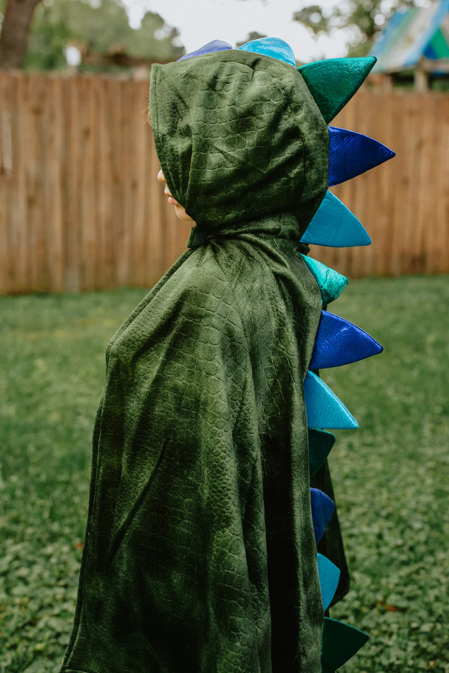 Green Dragon Cape with Claws Size 5-6