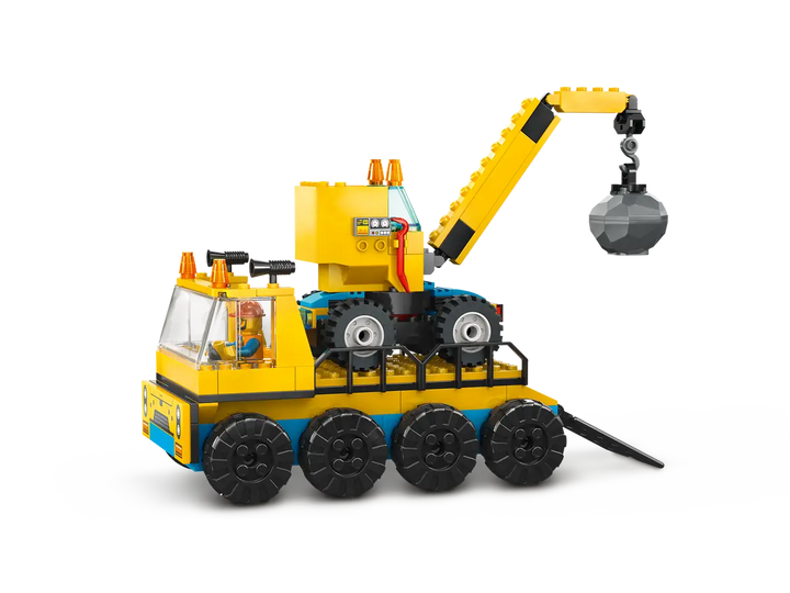 Lego® City Construction Trucks and Wrecking Ball Crane