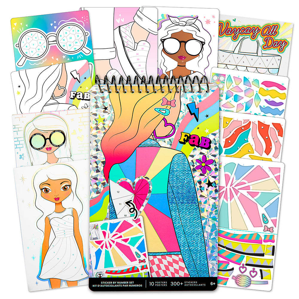 Sticker By Number Fashion Set