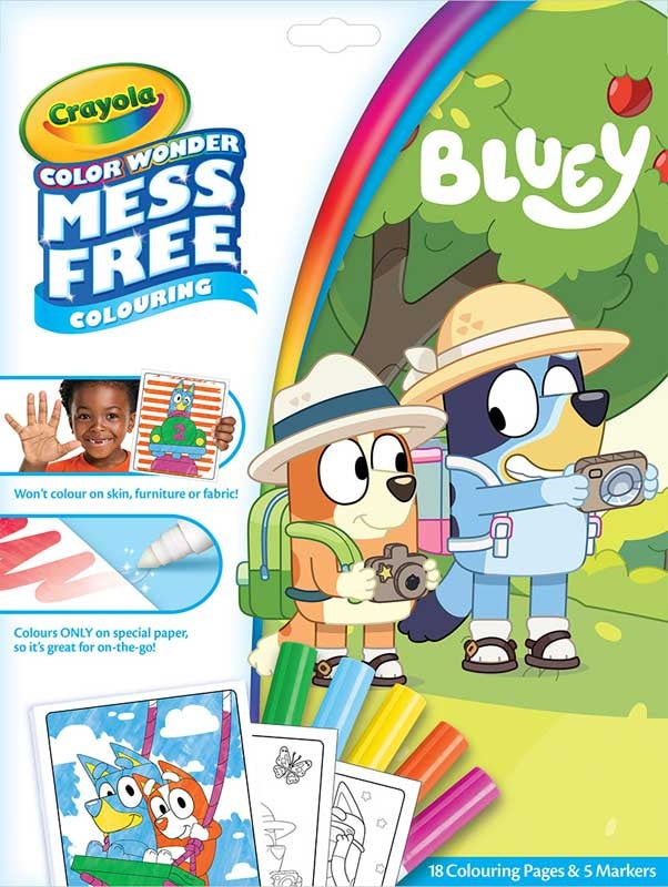 Color Wonder Mess Free Colouring Bluey