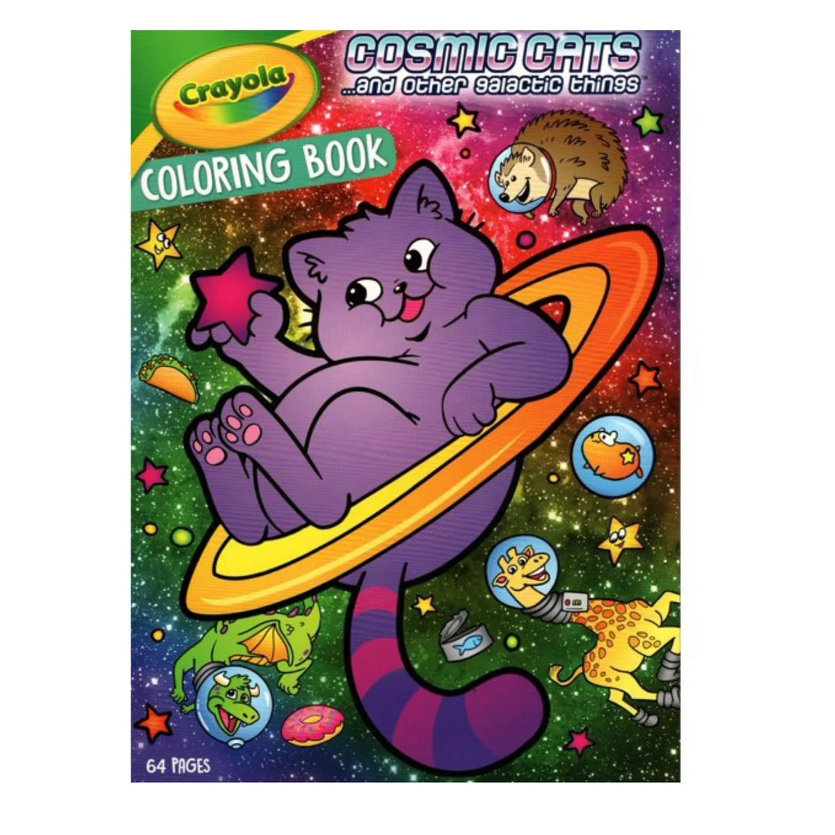 Crayola Cosmic Cats Colouring Book Toytown – Toytown Toronto