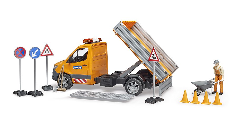 MB Sprinter Municipal Vehicle With Worker, Light & Sound