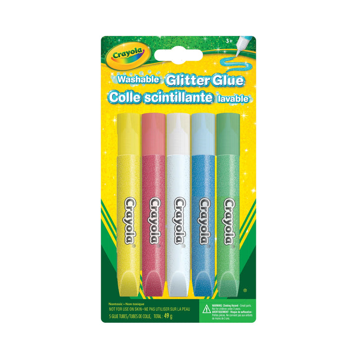 Crayola Washable Glitter Glue 5ct