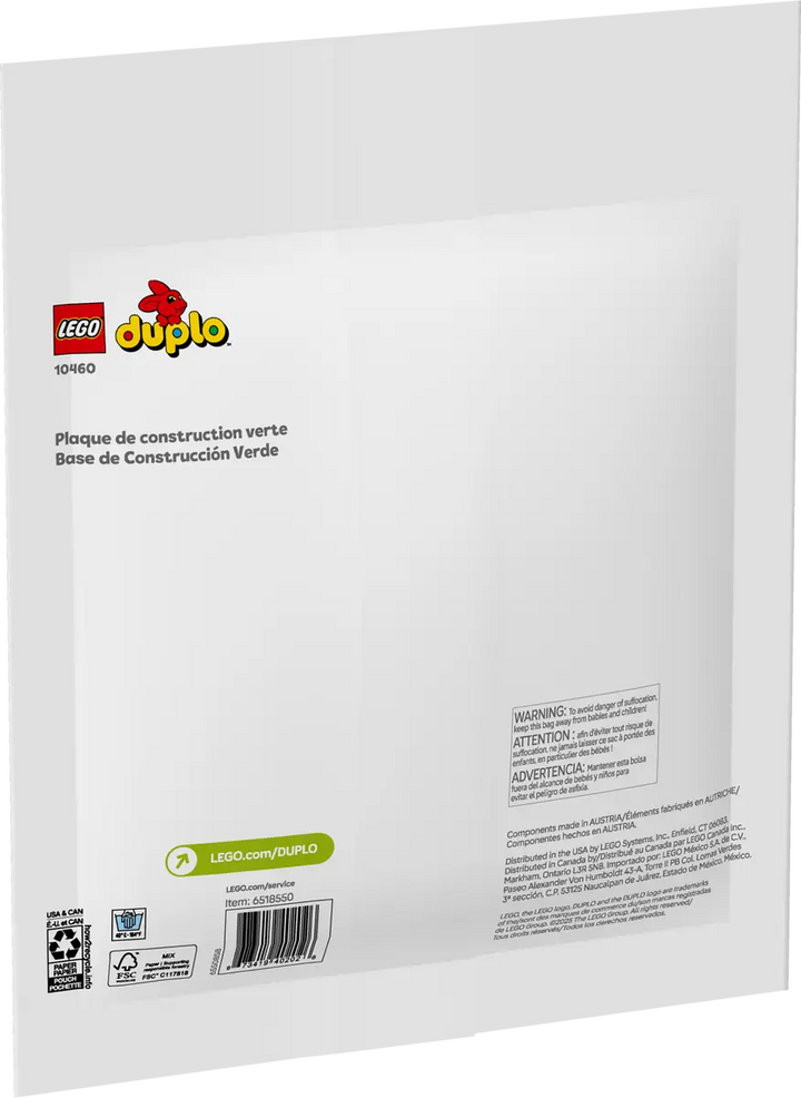 Lego® Duplo® Green Building Plate