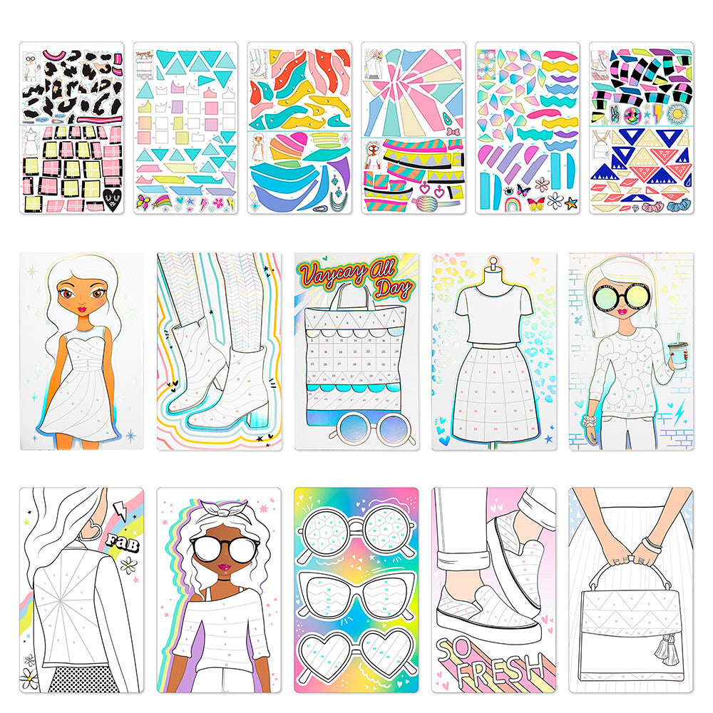 Sticker By Number Fashion Set