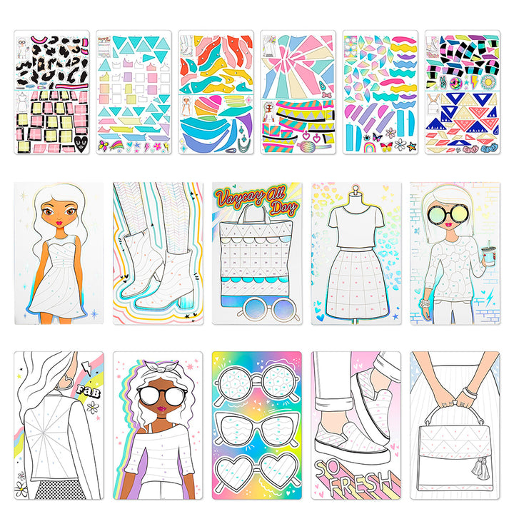 Sticker By Number Fashion Set