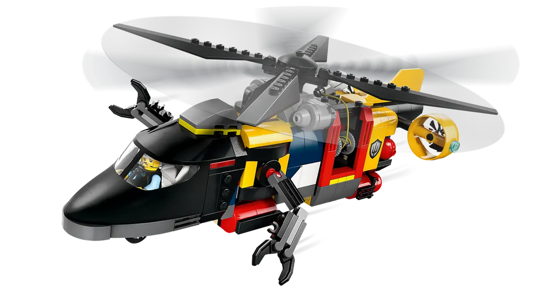 LEGO® City Helicopter, Fire Truck & Submarine Remix