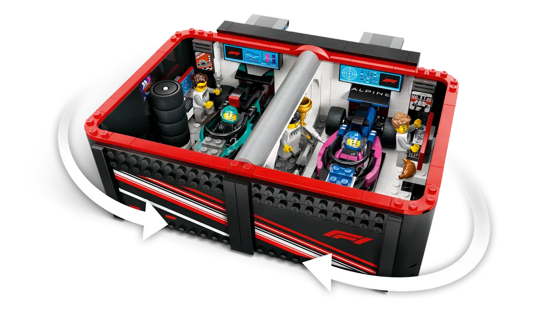 Lego® City F1® Garage & Mercedes-AMG & Alpine Cars