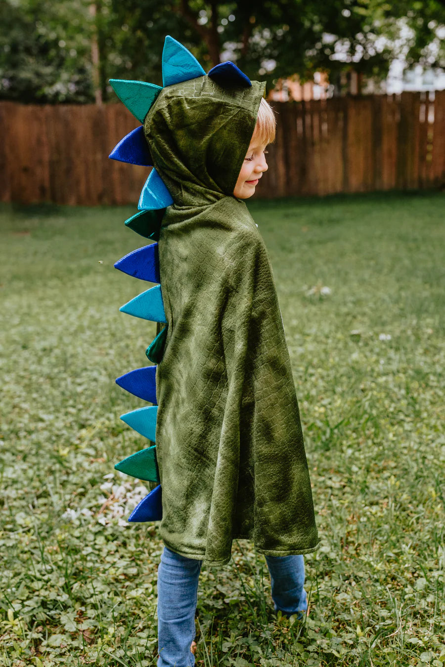 Green Dragon Cape with Claws Size 5-6