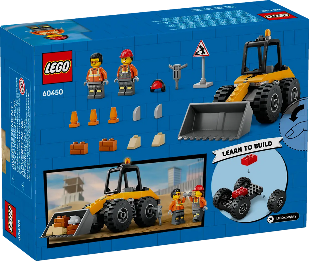 LEGO® City Yellow Construction Wheel Loader