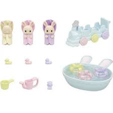 Calico Critters Triplets Baby Bathtime