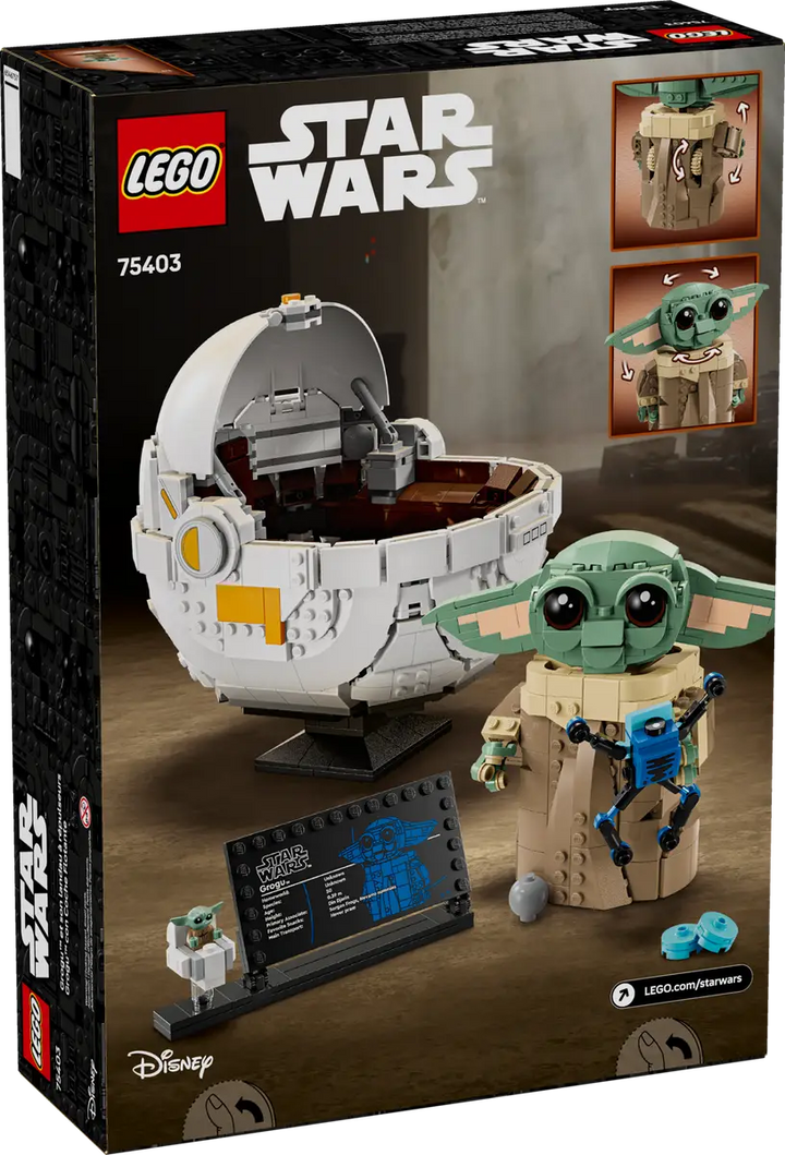 LEGO® Star Wars™ Grogu™ with Hover Pram