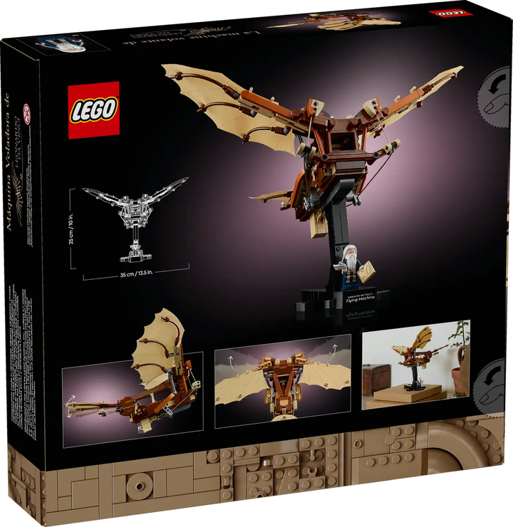 Lego® Icons Leonardo da Vinci's Flying Machine