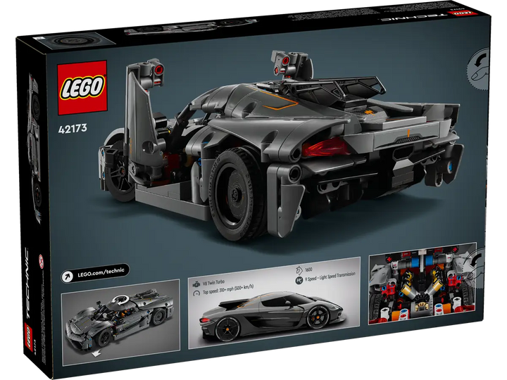 Lego® Technic™ Koenigsegg Jesko Absolut Grey Hypercar