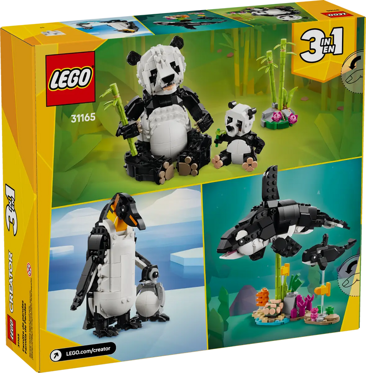 LEGO® Creator 3 in 1 Wild Animals: Panda Family