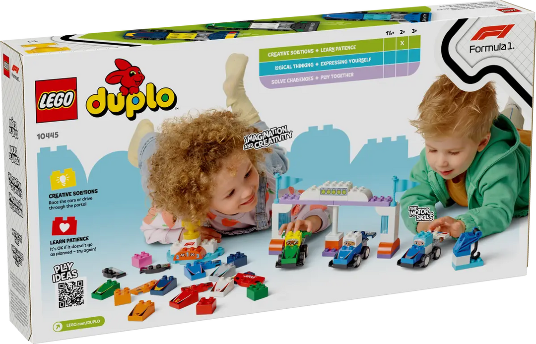 Lego® Duplo F1® Team Race Cars & Drivers