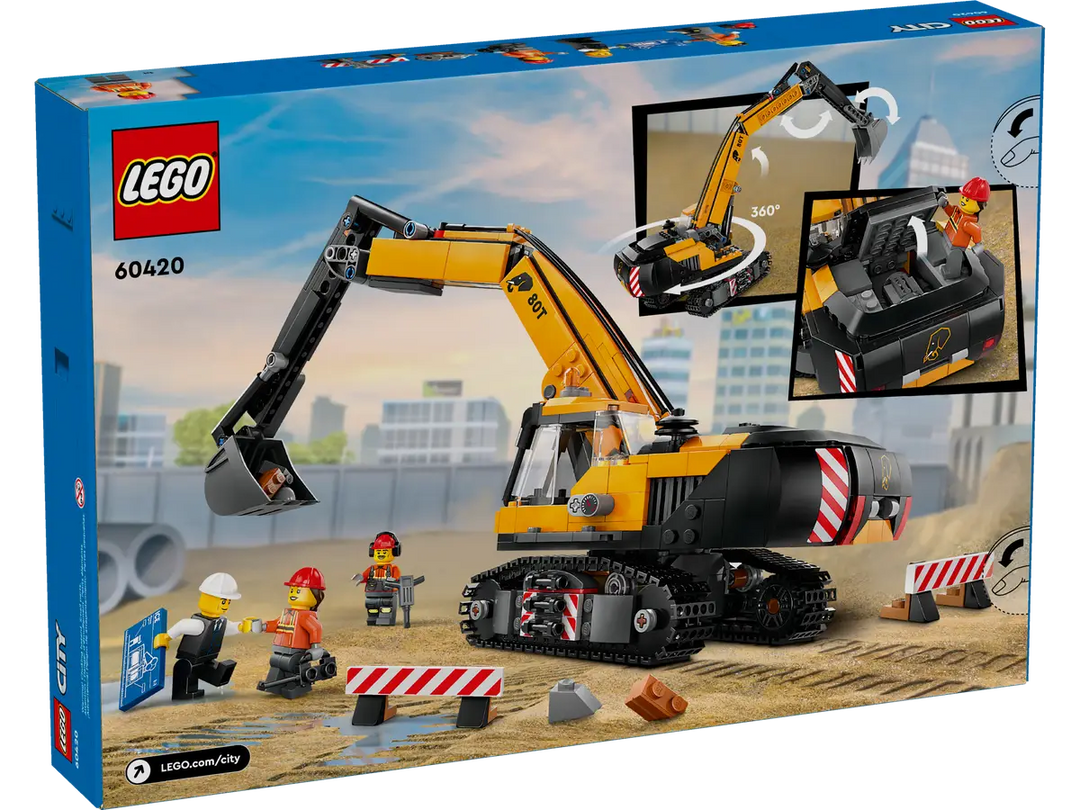 Lego® City Yellow Construction Excavator