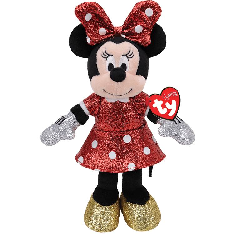 Ty Minnie Mouse Red Sparkle