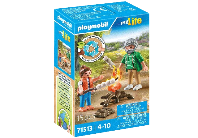 Playmobil My Life Campfire with Marshmallows