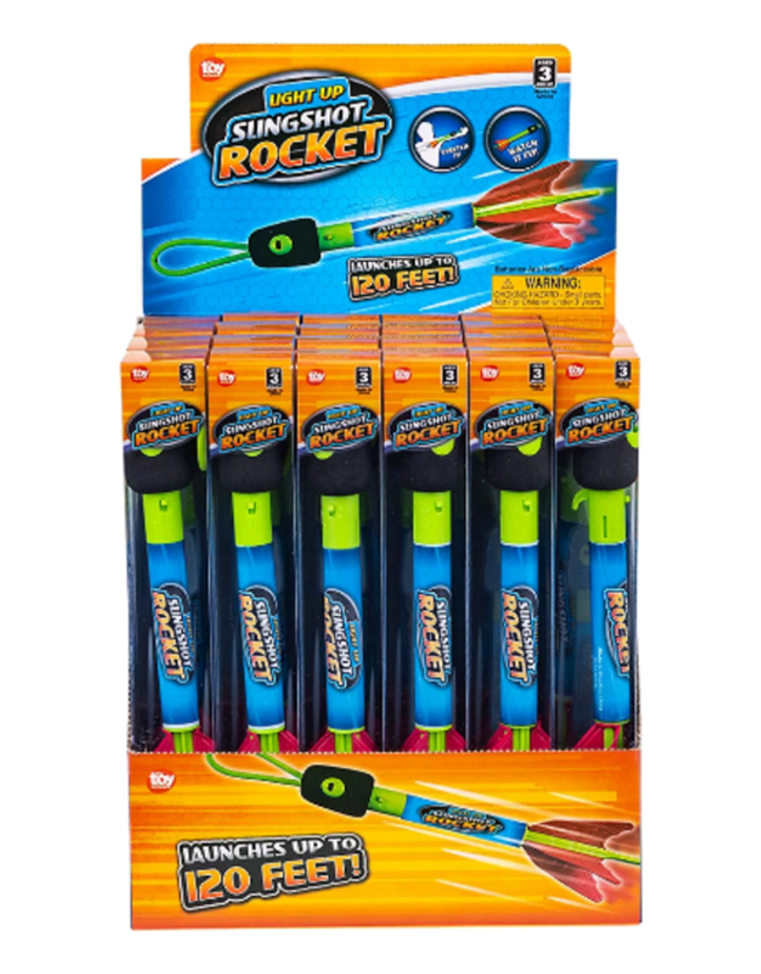 Light Up Slingshot Rocket