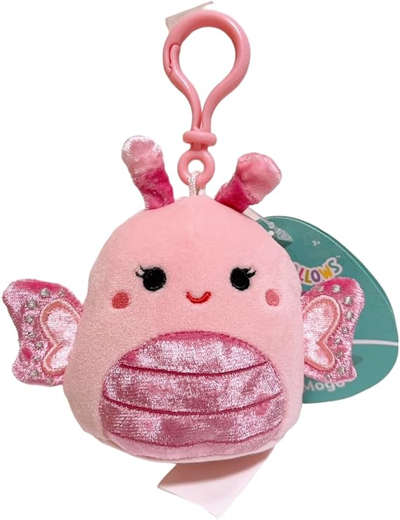 Squishmallow 3.5" Clip Spring Velvet Mogo