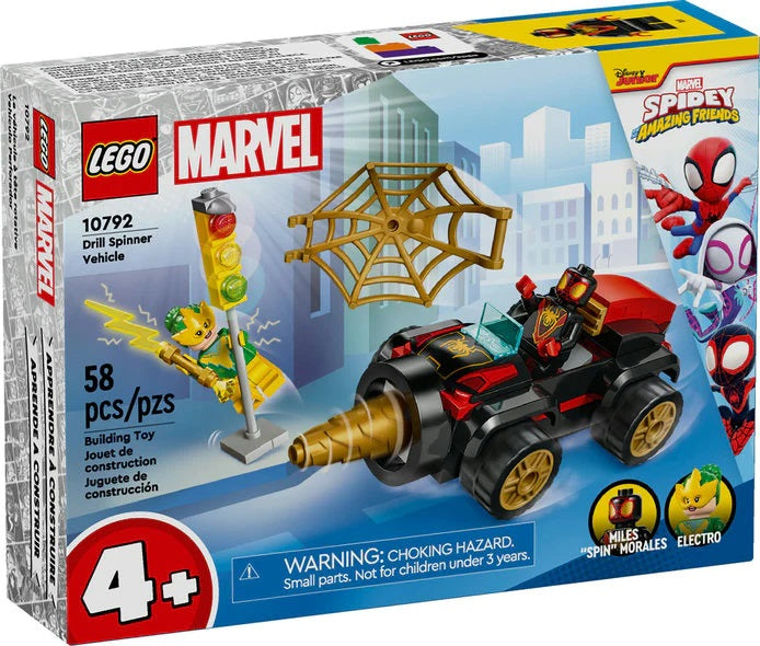 Lego Marvel Drill Spinner Vehicle