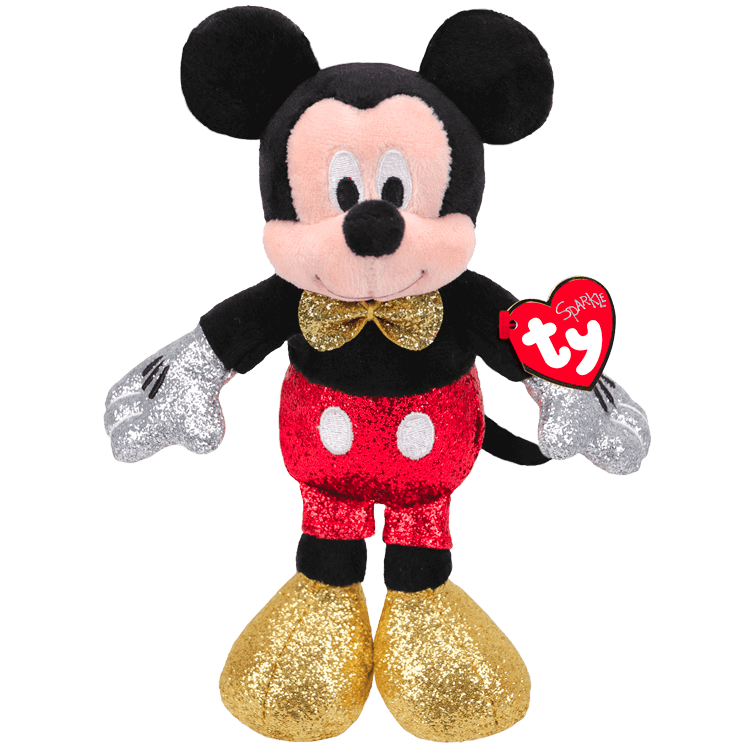 Ty Mickey Mouse Red Sparkle