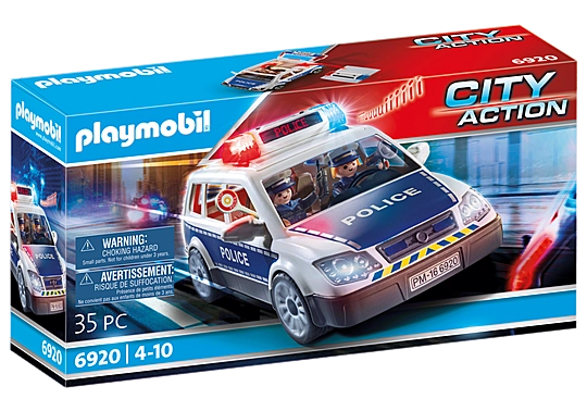 Playmobil Action Heroes Police Emergency Vehicle with Lights and Sounds