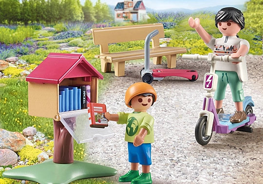 Playmobil My Life Book Exchange