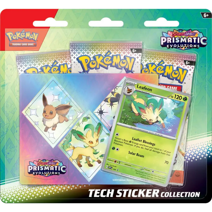 Pokemon SV08.5 Prismatic Evolutions Tech Sticker Collection