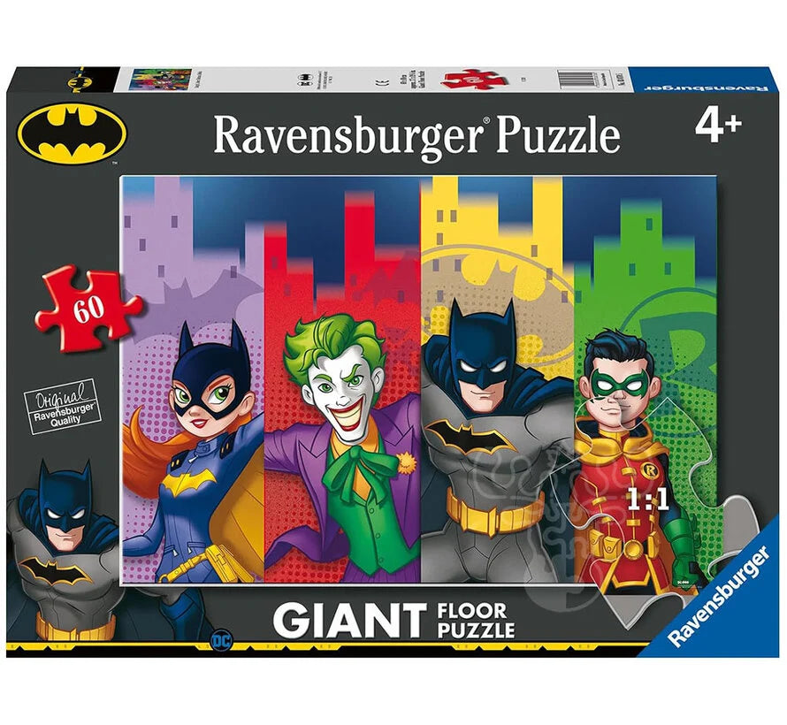 Ravensburger DC Batman: Batgirl, Joker, Batman, Robin Giant Floor Puzzle 60pcs