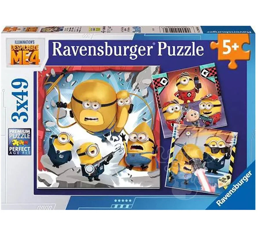 Ravensburger Despicable Me 4: Always Mean Puzzle 3 x 49pc