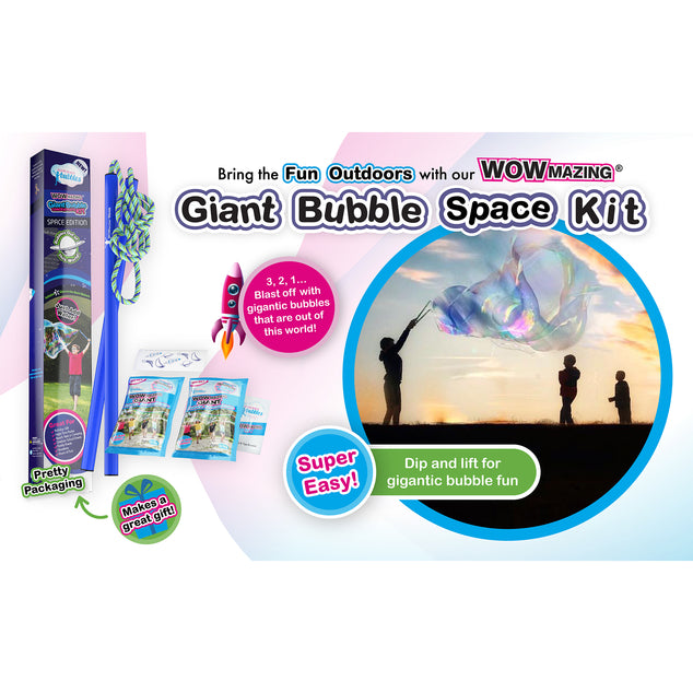 WOWmazing Space Edition Giant Bubble Concentrate Kit