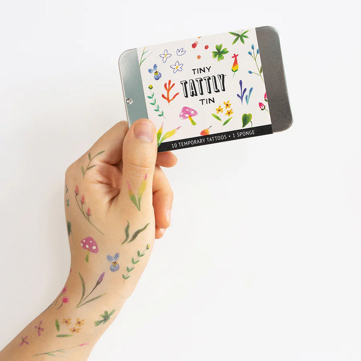 Tattly Tiny Imaginary Garden Tattoo Tin