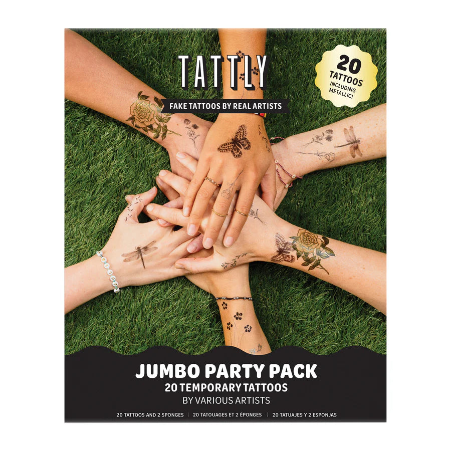 Tattly Flutter & Bloom Jumbo Party Pack