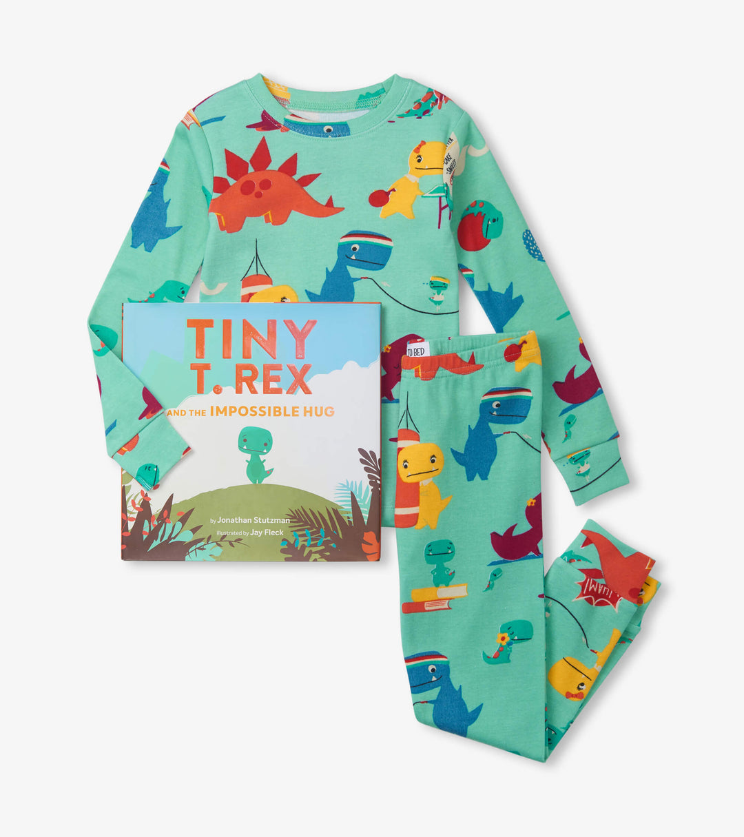 Books To Bed Tiny T-Rex And The Impossible Hug Pajama Set