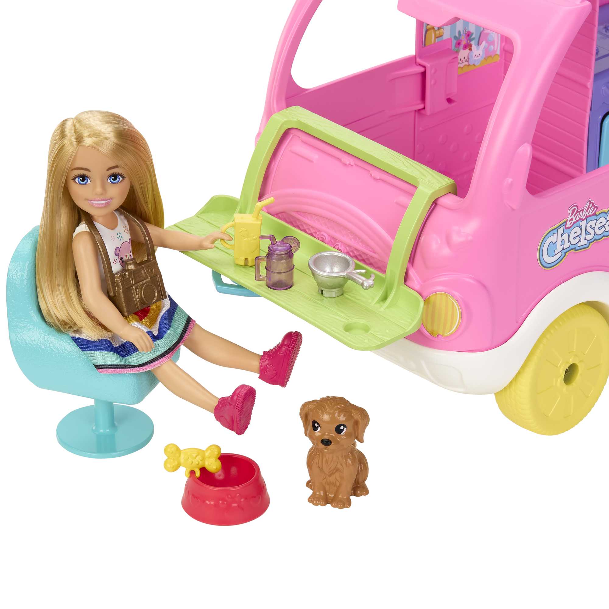 Barbie chelsea club camper online