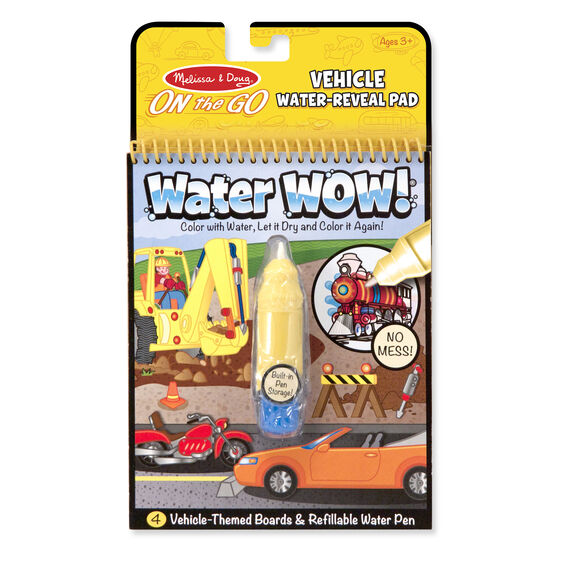 Water Wow! Vehicles - On the Go Travel Activity