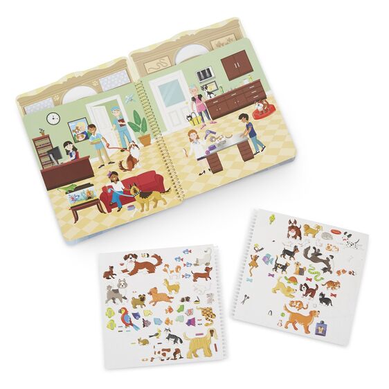 Deluxe Puffy Sticker Album - Pet Place