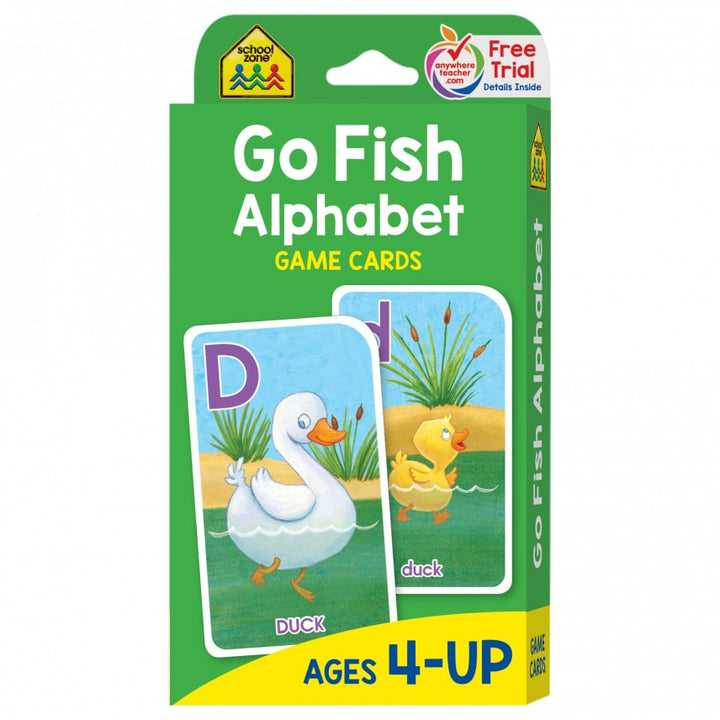 Go Fish Alphabet Flash Cards