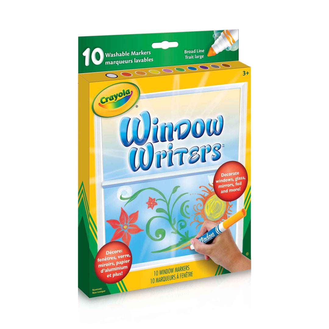Crayola Washable Window Writers Markers 10 Pack
