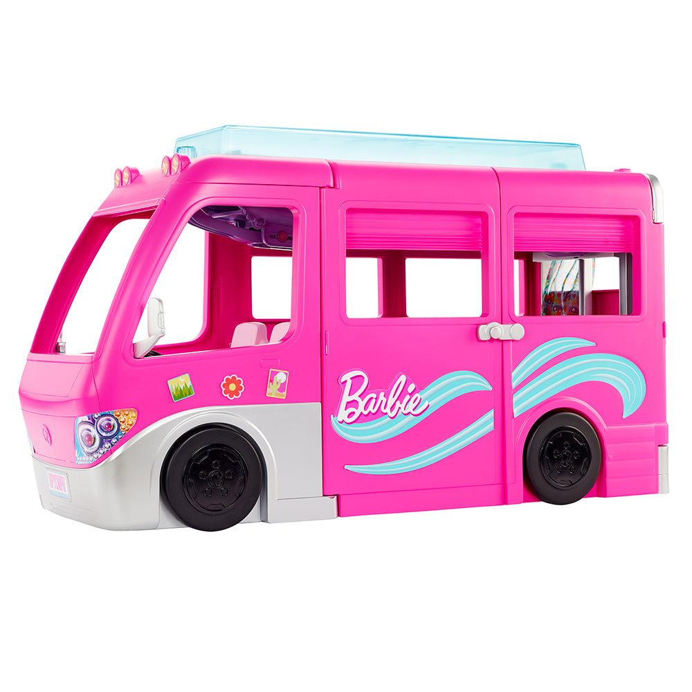 Barbie camping car transformable on sale