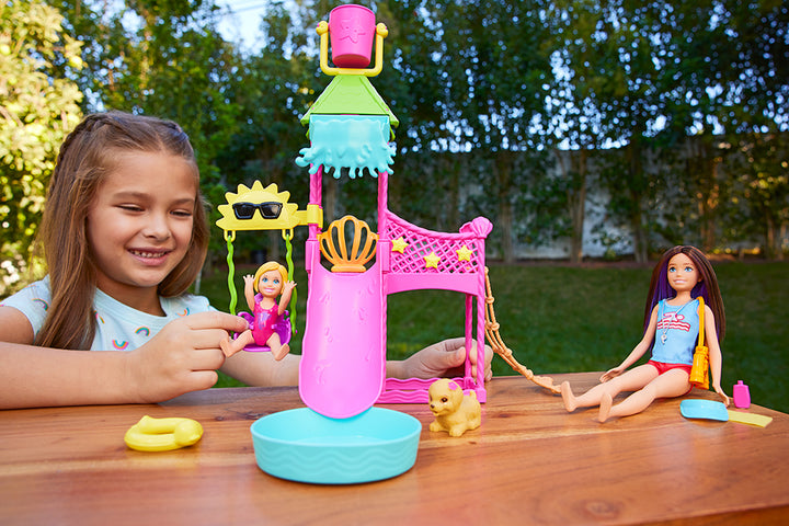 Barbie Skipper First Jobs Water Park Playset with Doll