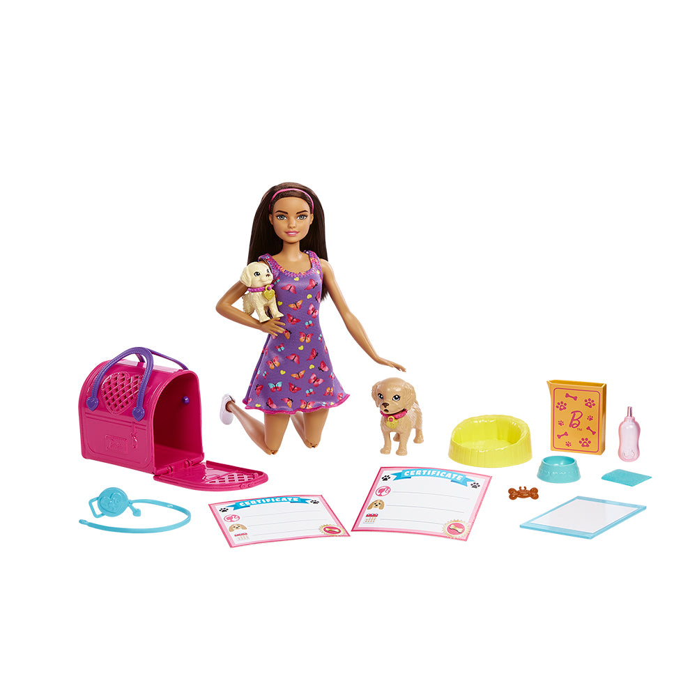 Barbie doll and dog online