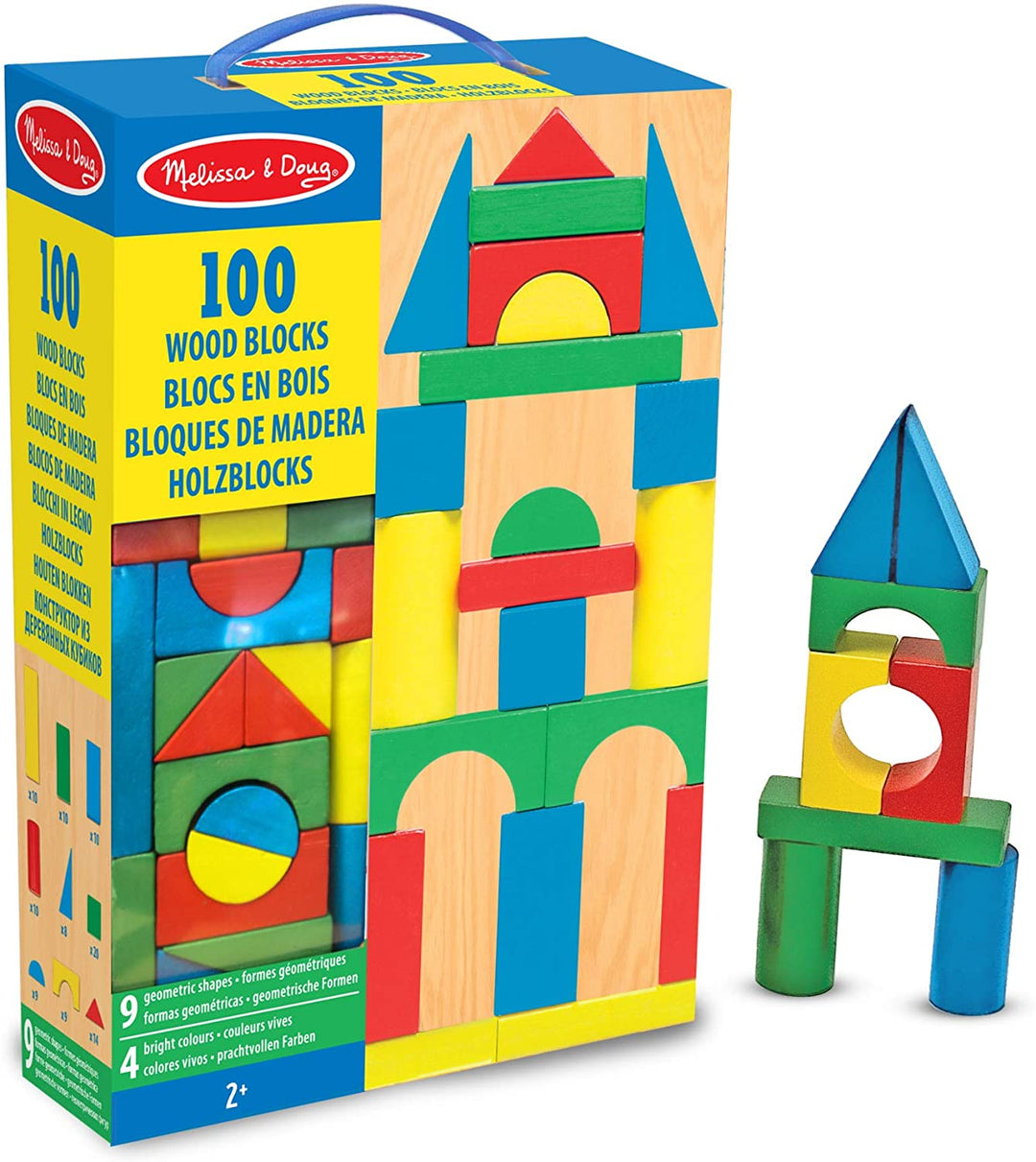 100 Piece Wood Blocks Set