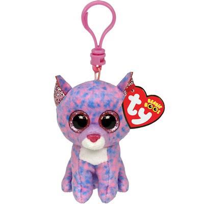 Ty Beanie Boos Cassidy the Lavender Cat 5" Plush Clip