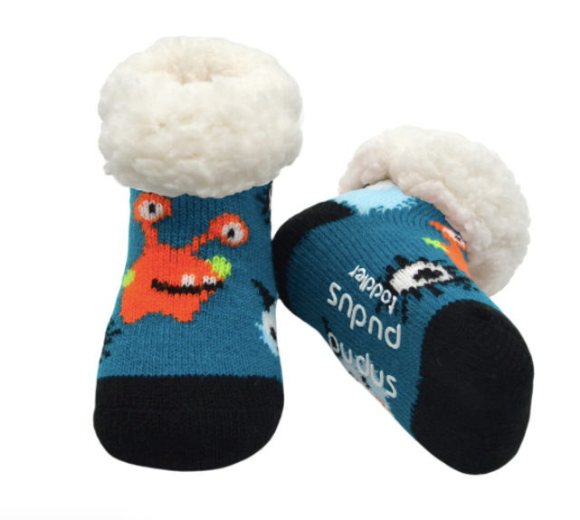 Pudus Classic Slipper Socks - Toddler (Ages 1-3)- FINAL SALE