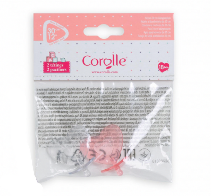 Corolle Set of Two Pacifiers for 12" Doll