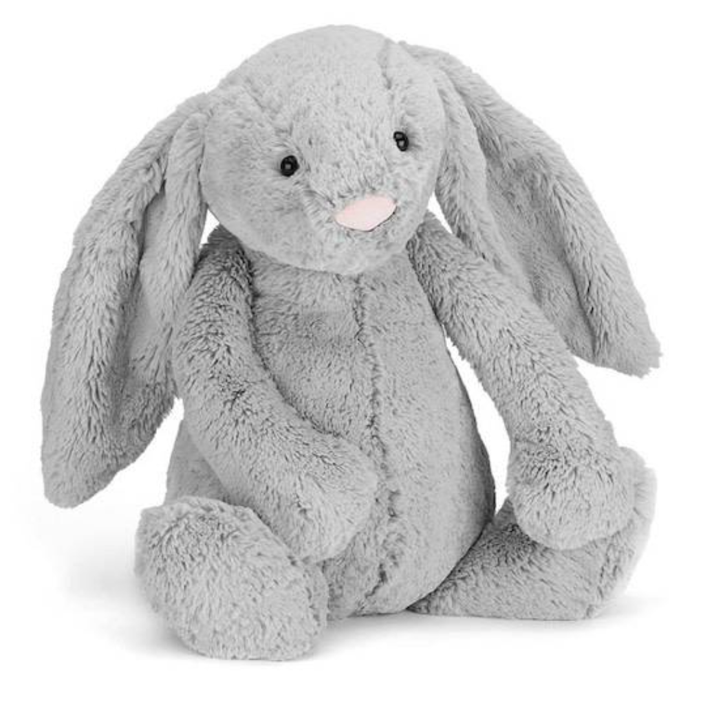 Jellycat Bashful Grey Bunny (Medium)